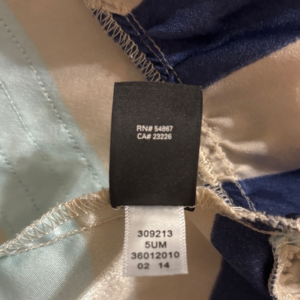 Victoria's Secret Navy and Beige Striped Dress - Picture 8 of 8